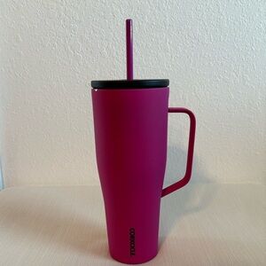 Corkcicle‎ Pink Tumbler with Handle